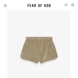 Essentials Fear of God Women’s Velour Beach Shorts